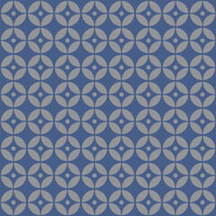 Geometric round pattern with seamless effect