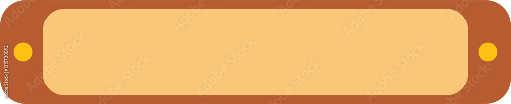 Poster title box vector element set