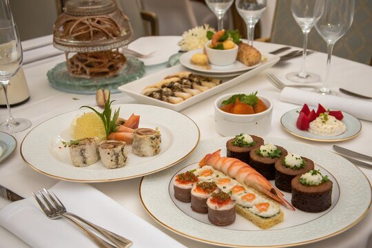  Romantic Outdoor Dinner for Two with Candles at Sunset Over a Plains Landscape