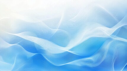 Obraz premium Blue water wave texture with gradient from blue to white