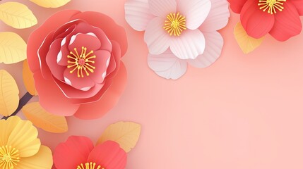 Flower Background of National Memorial Day: The Interweaving of Remembrance and Hope in the Colorful Flower Tide