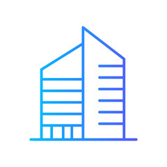 building gradient icon
