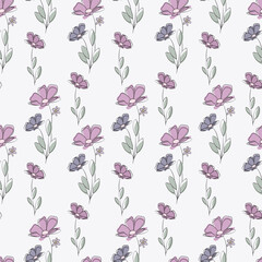 Beautiful nature background pattern vector illustration