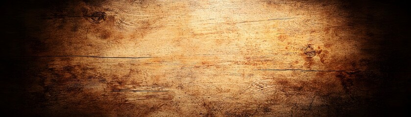 Textured Rustic Wood Surface with Shading for Background or Decoration Use in Various Projects