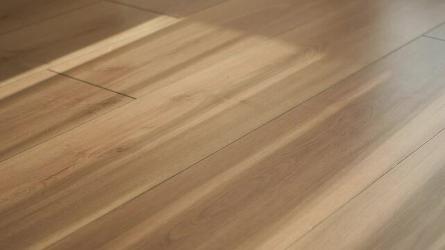 Beautiful wooden flooring installation in a modern home