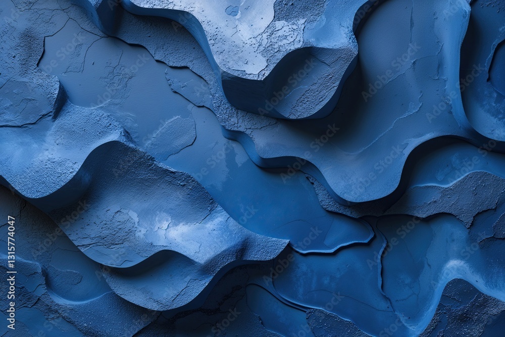 Poster blue abstract textured wall background featuring distinctive pattern and surface details