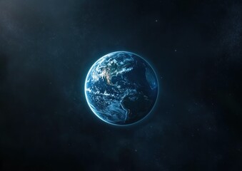 Earth, planet, space, cosmos, galaxy, universe, world, globe, blue, night, dark, stars, light, celestial, cosmic,  orbital, satellite, view,  photography, image, photo, background, texture.