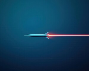 Futuristic hypersonic jet with glowing plasma exhaust, breaking sound barriers over the ocean, cuttingedge engineering