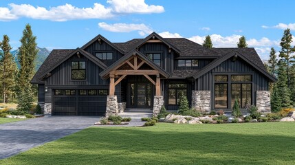 Luxury Mountain Home Architectural Design