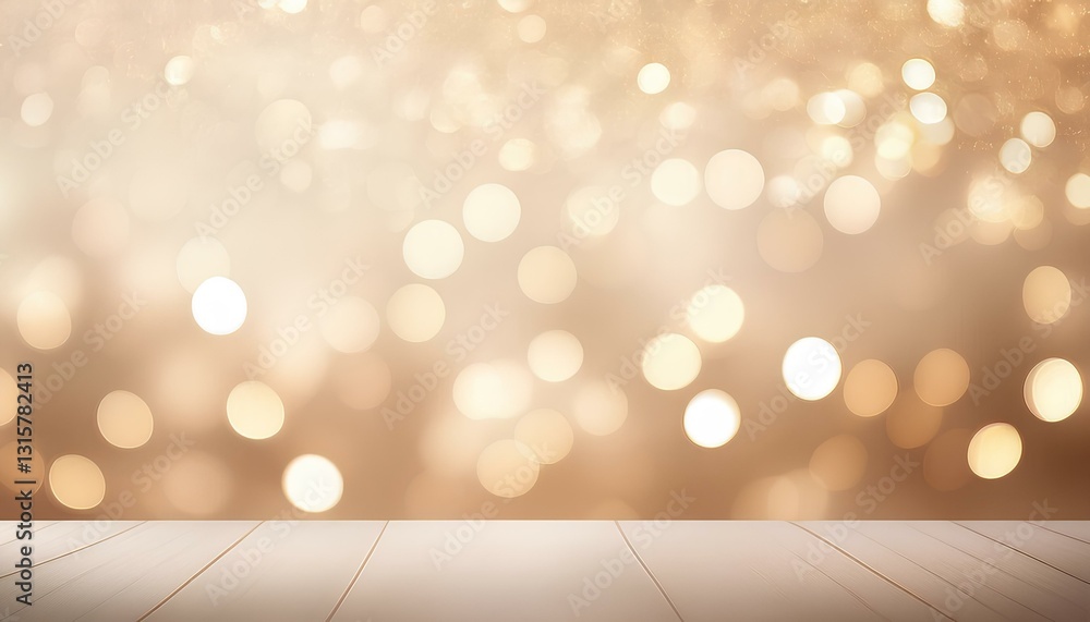 Poster abstract golden background with blurry lights celebration. abstract background with bokeh
