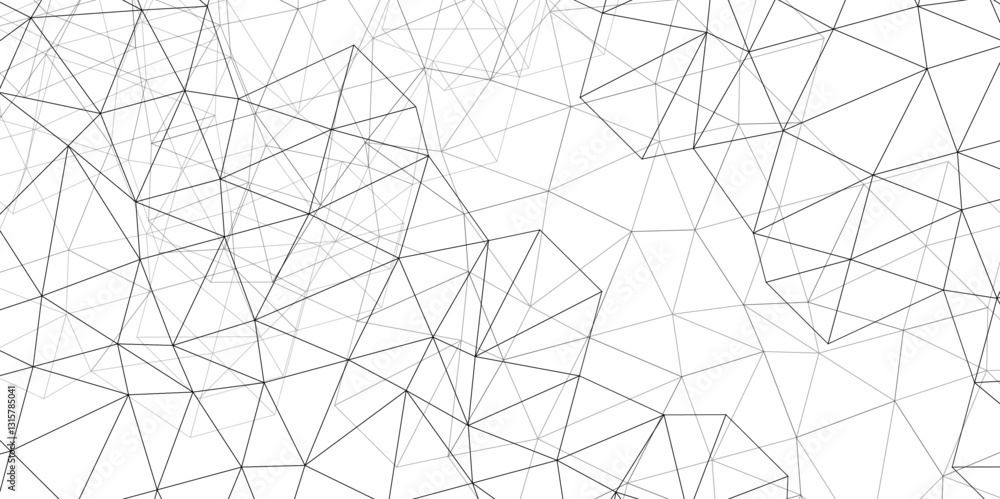 Poster abstract line background. abstract black lines with white background creative and geometric shape wi