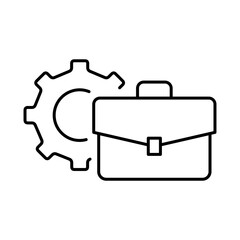 Business Line Icon. Teamwork, Business, Planning, Strategy, Marketing, Leadership, Work Group, Meeting, Partnership Icons Editable Stroke Vector Illustration