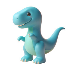 3D render dinosaur transparant