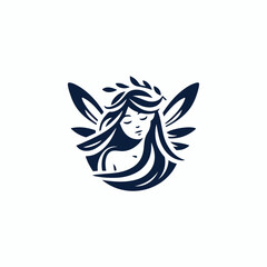 Obraz premium Fairy nymph logo