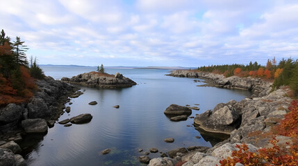 Obraz premium kettle cove in fall