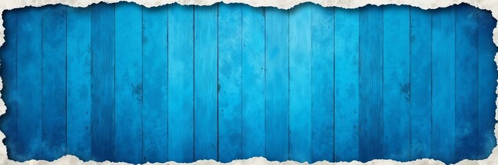 Obraz premium Faded blue striped wallpaper with ripped edges and wrinkles, distressed, retro, vintage