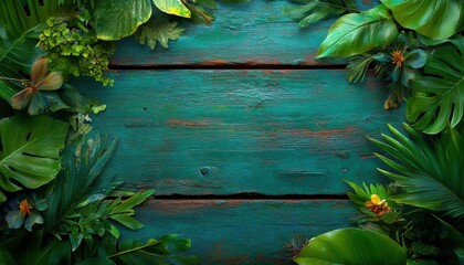 Discover the Lush Beauty of a Tropical Garden Immerse yourself in the vibrant world of dewy leaves with natural textures, organic curves, and rich green tones, captured in stunning detail Explore the