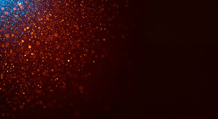 Abstract Sparkle Burst: a burst of shimmering particles creates an eye-catching and dynamic visual effect, set against a dark background.
