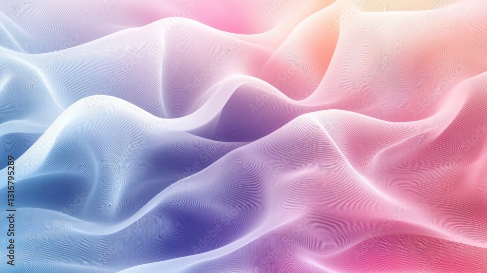 Poster premium background with a subtle white line pattern in luxury pastel colors, creating an elegant and