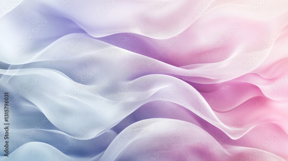 Poster soft pastel hues with intricate white line patterns, creating a smooth and luxurious textured backgr