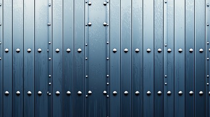 Steel Gate Texture: A Study in Blue and Metal