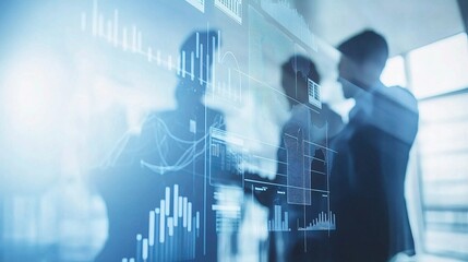 Team Brainstorming Session on Glass Board for Business Strategy