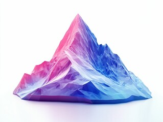 Abstract Mountain Peak