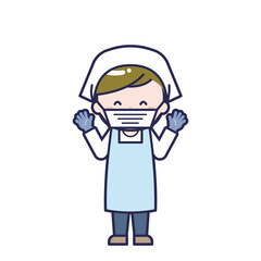 Obraz premium 調理員／男性 11