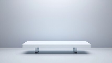 ultra-modern 3D podium, glass and metal fusion, illuminated base, cutting-edge aesthetic, futuristic and sleek design, professional high-end rendering, copy space, no watermark, no trademark