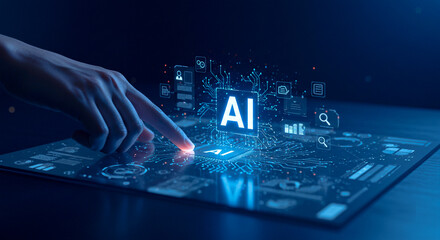 Human Utilizing AI for Data Management, Security, and Future Innovation