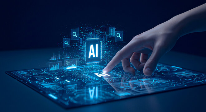 Human Utilizing AI for Data Management, Security, and Future Innovation