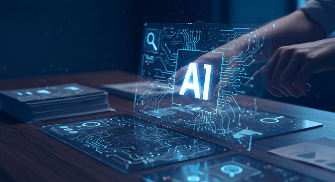 Human Utilizing AI for Data Management, Security, and Future Innovation