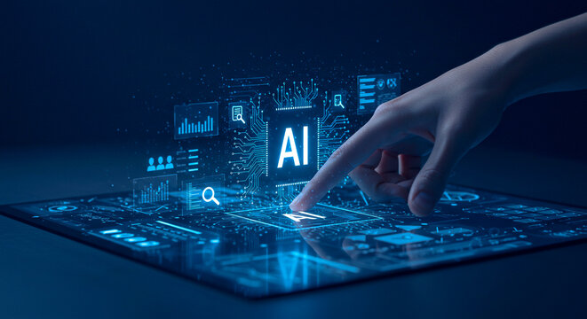 Human Utilizing AI for Data Management, Security, and Future Innovation