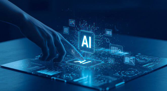 Human Utilizing AI for Data Management, Security, and Future Innovation