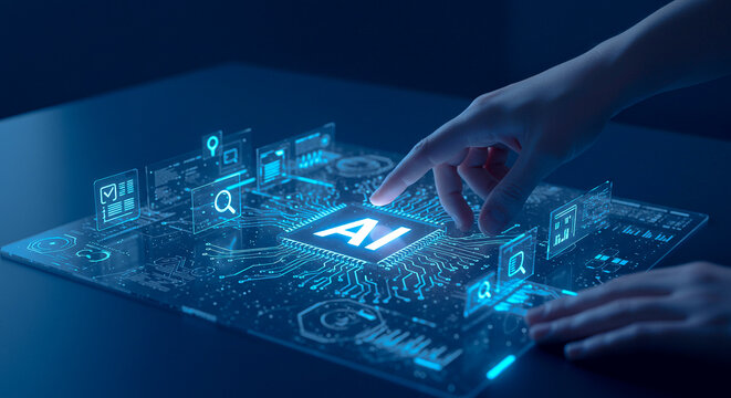 Human Utilizing AI for Data Management, Security, and Future Innovation
