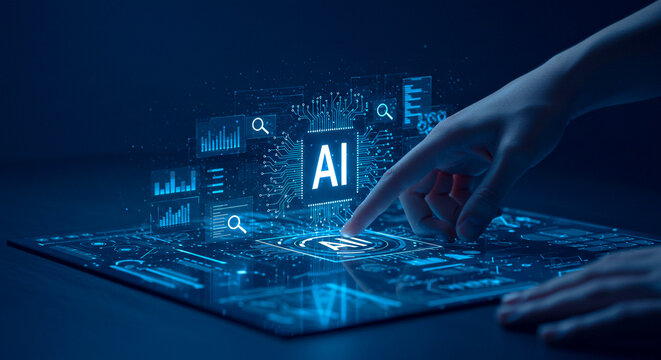 Human Utilizing AI for Data Management, Security, and Future Innovation