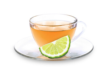 Bergamot tea isolated