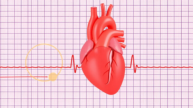 Ventricular Tachycardia Monomorphic - ECG and Heart Conduction - Electrocardiogram Medical Animation