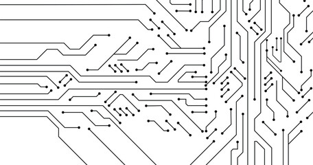 Abstract  High-tech technology circuit board texture. Electronic motherboard vector design