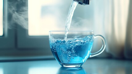 Fresh Water Flowing Transparent Glass images