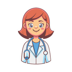 Fototapeta premium Doctor Staff Female Professional