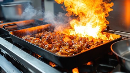 Flamb?ed Chicken Wings: A Culinary Masterpiece