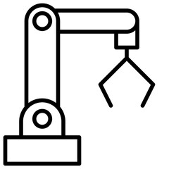 machinery outline icon