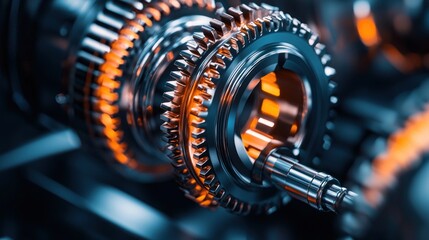 Intricate Gears: A Close-Up of Precision Engineering