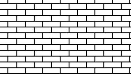 White brick wall texture background for stone tile block painted. white brick wall background. Brick tiled texture for interior decoration witn rectangle blocks, vector illustration.

