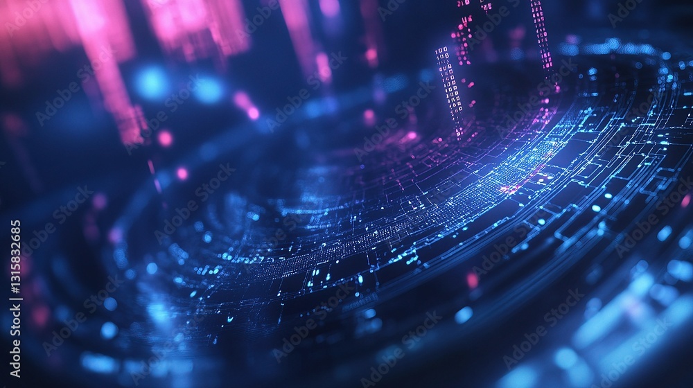Poster digital transformation in manufacturing using ai technology visuals
