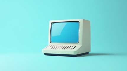 Vintage pc monitor display pictures