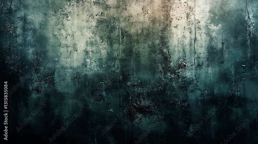 Aufkleber dark and mysterious abstract grunge background with textured depth