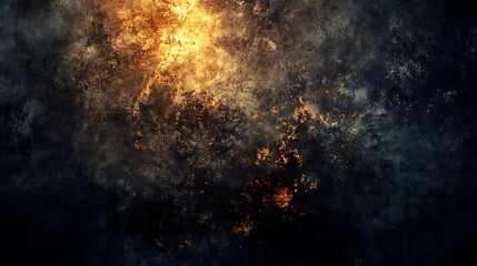 Obraz premium Dark and Mysterious Abstract Grunge Background with Fiery Accents