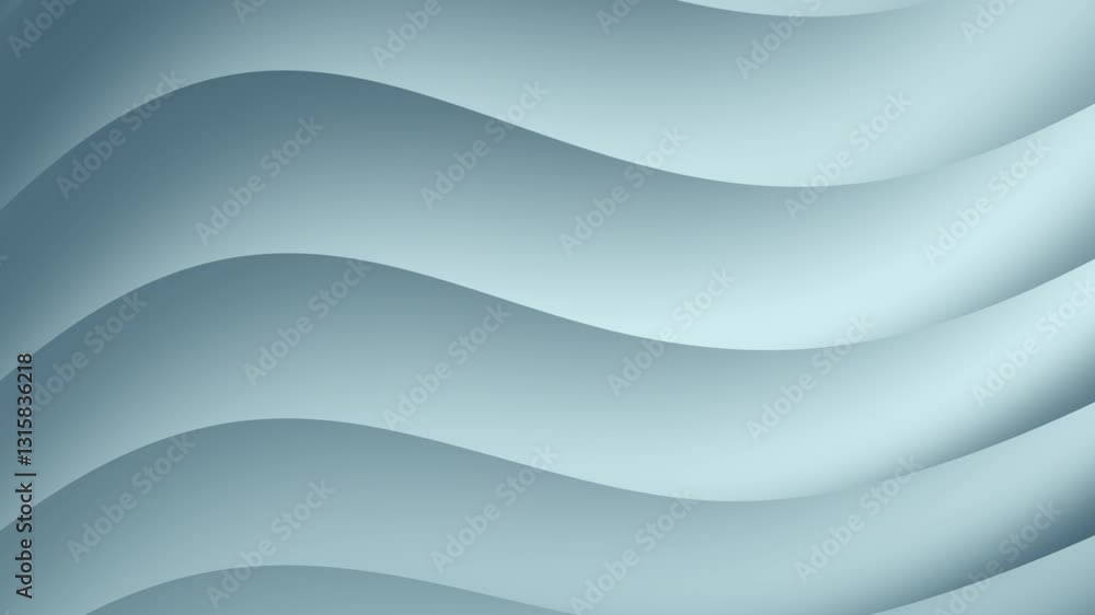 Poster soft blue gradient background with smooth motion and textured waves for creative projects and artist